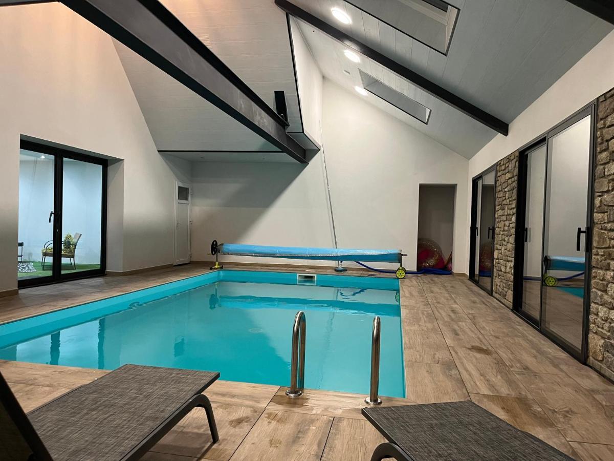 Gite Ti Coz Ex Ti Maen Piscine Interieure 12 Personnes Caden Exterior photo